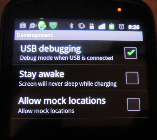 Enable USB debugging mode in Android phone