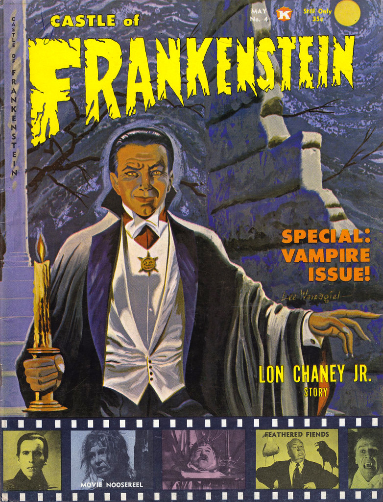 Castle Of Frankenstein, Issue 4 (1964) Cover Art by Lee Wanagiel