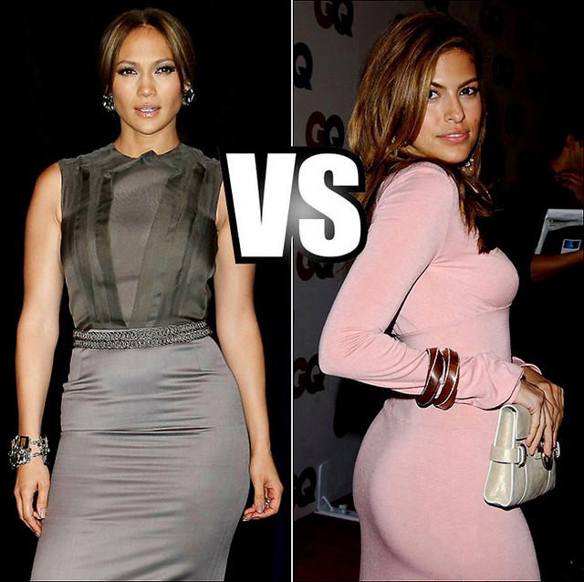 Jennifer Lopez vs Eva Mendes by Chic_Physique