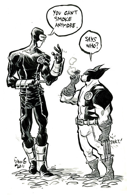 cyclops and wolverine