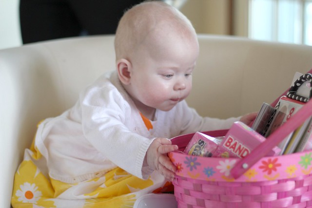 Lucy's first Easter basket
