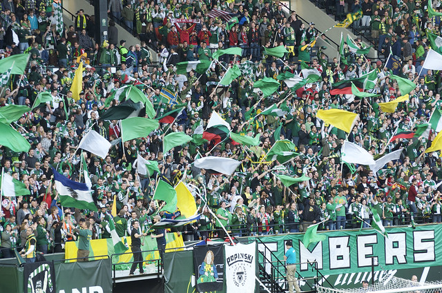 Timbers Army Flags