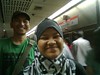 Faizal & Irah @ MRT, S'pore