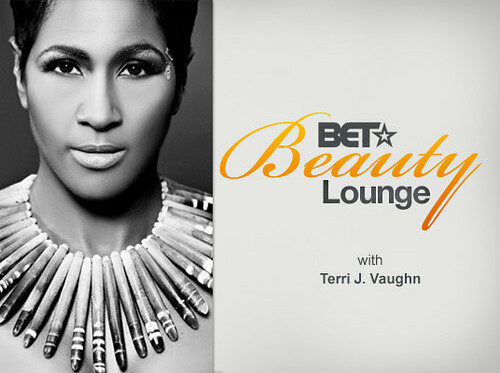 Terri Vaughn in BET Beauty Lounge wearing All-Earz Jewelry Exclusive by allearzjewelry