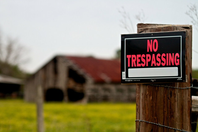 89/365: No Trespassing
