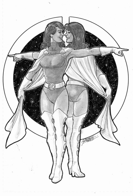 Duo Damsel commission by George Perez