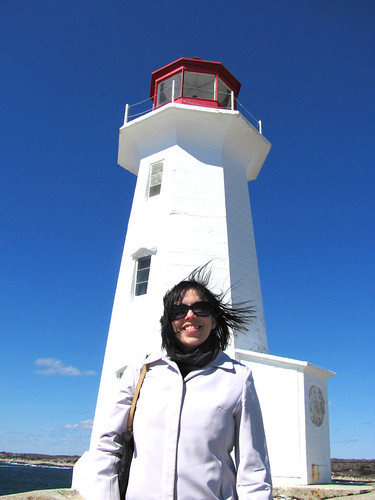 Jamie at Peggy's Cove, Nova Scotia