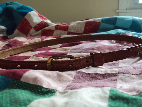 Little Brown Leather Belt