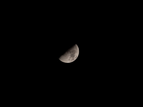 Half moon 11 April 2011