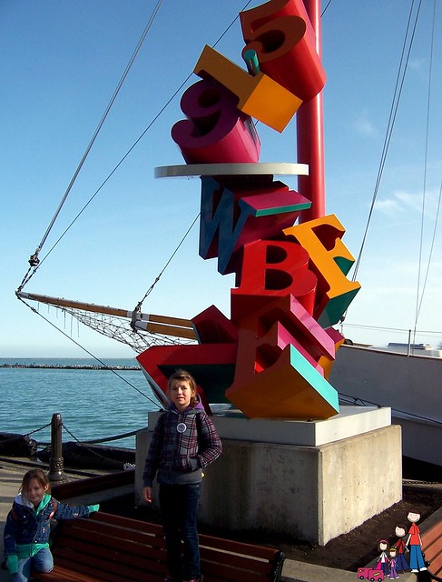 Letters Sculpture at Navy Pier
