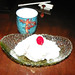Green tea ice cream tempura