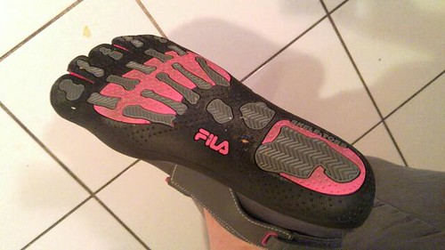 tennis shoes with toes. fila shoes with toes. my
