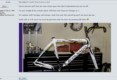 Deluded Colnago fan #1