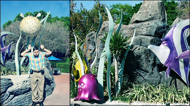 Epcot Finding Nemo diptych