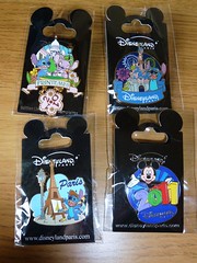 Pins from Disneyland Paris
