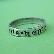 Hand Stamped Ring