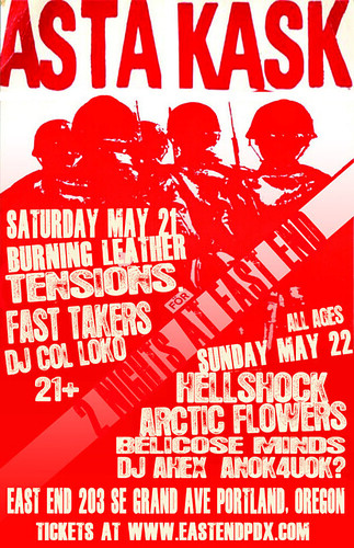 5/21+22 AstaKask/BurningLeather/Tensions/FastTakers/Hellshock/ArcticFlowers/BellicoseMinds