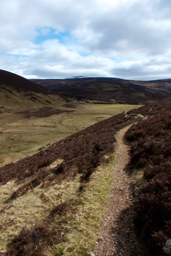 The track above the Allt an t-Seilich
