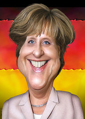 Angela Merkel - Caricature