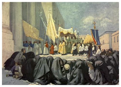 018-Procesion en la fiesta de San Giovanni-Malta 1910- Vittoria Boron
