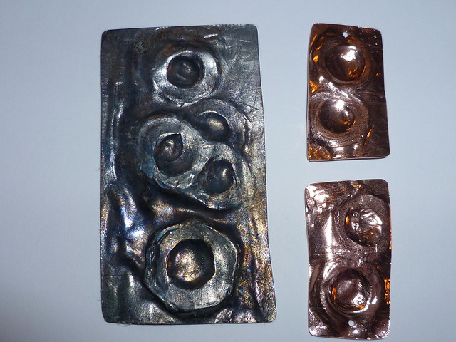 12/5/11 Pendant, earrings & Liver of Sulphur TADA365 No:248