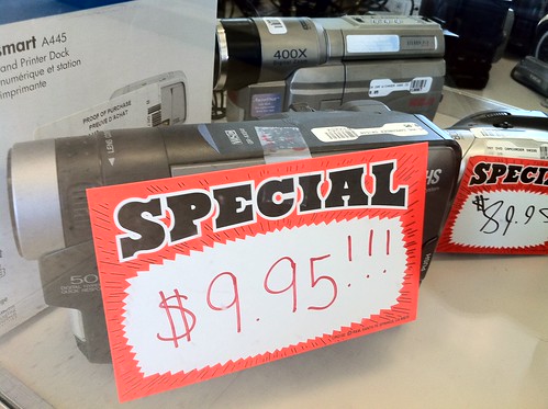 VHS-C Camcorder for $10 in an OKC Pawn Shop
