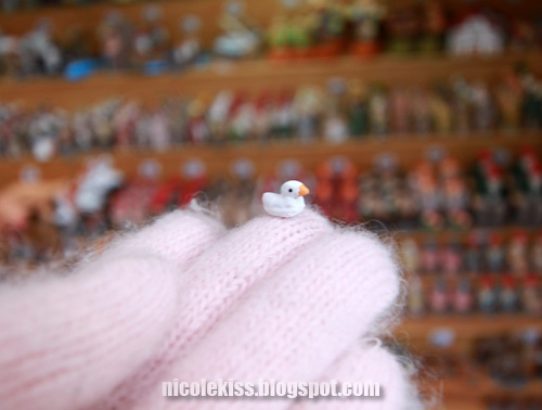 miniature white duckling