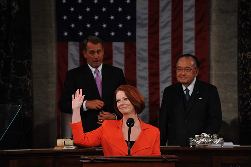 julia gillard congress. Prime Minister Gillard address