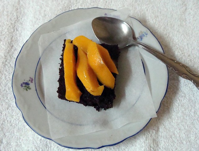 prajitura fina cu ciocolata si mango
