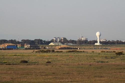 Houses at Williams Landing covering the remains of the former airfield