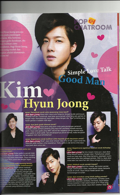 Kim Hyun Joong Epop Malaysian Magazine April 2011 Issue