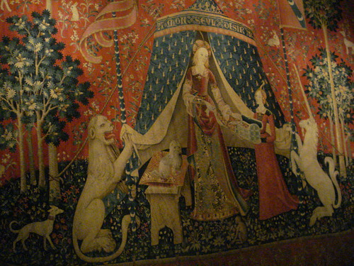A mon sevl desir to my sole desire weaving tapestry natural dyes unicorn lady medieval middle ages