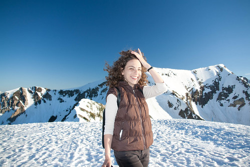 Radmila on top of the mountain