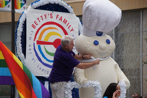 Pillsbury Doughboy at the Pride Parade 2011