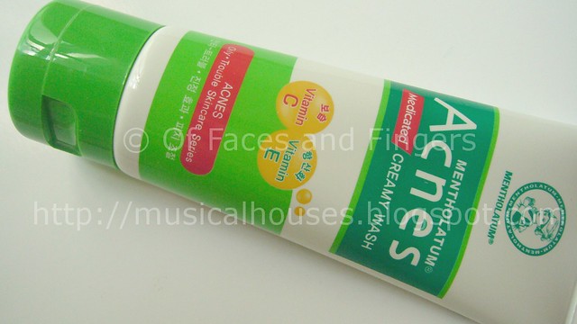 mentholatum acnes creamy wash tube