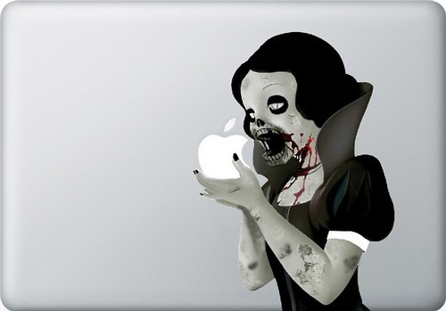 Zombie Princess Decal for 13inch MACbook - sticker - vinyl