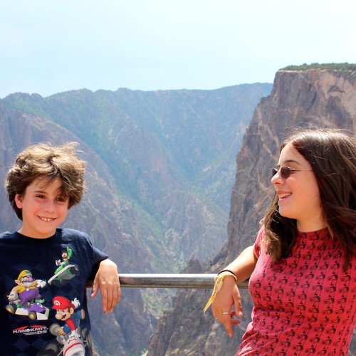 The kids at Black Canyon of the Gunnison