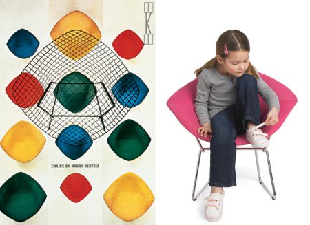 Bertoia Diamond Chair for Kids