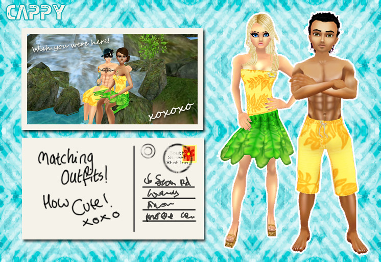 Cappy Summer Luau Outfits