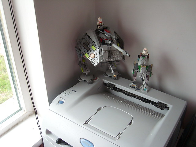 Laser Printer + Lego