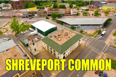 Shreveport Common, Central Arts Station in center by trudeau
