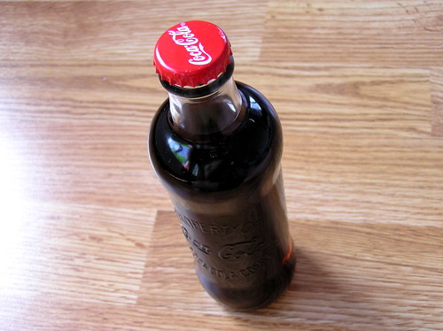 Coca-Cola 125th Anniversary vintage glass bottle