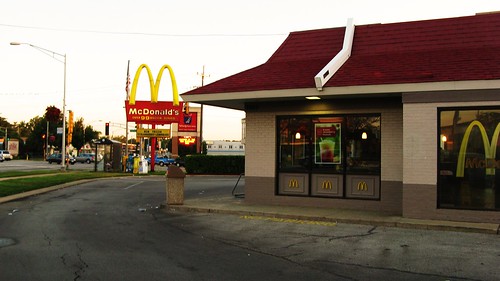 Early morning at the Mc Donald's. Niles Illinois USA. June 2011. by Eddie from Chicago