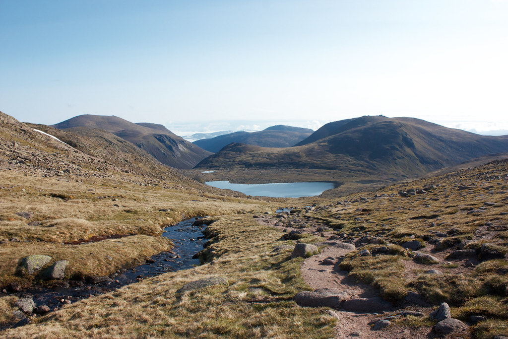 The track to Loch Etchachan