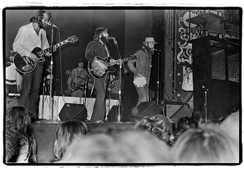 Bill Graham watches the Beach Boys, Fillmore East final concert, June 27, 1971