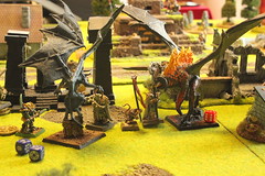 Turn_5 - Chaos and Skaven fight together against the Demon foes, it's not enough