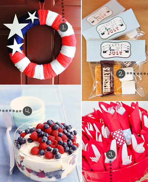 4th fourth of july party decoration meal ideas