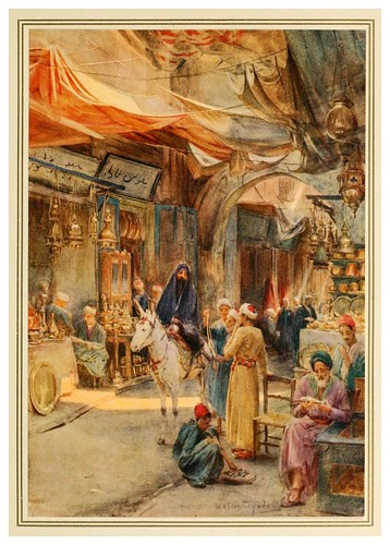004-El Khan Khalil en el Cairo-An artist in Egypt (1912)-Walter Tyndale
