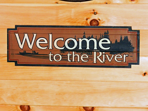 River sign