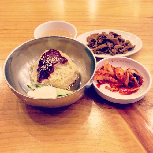            #Lunch #Korean #Foods #Bibim #Milmyeon #Spicy #Noodle #Bulgogi #Kimchi ©  Jude Lee